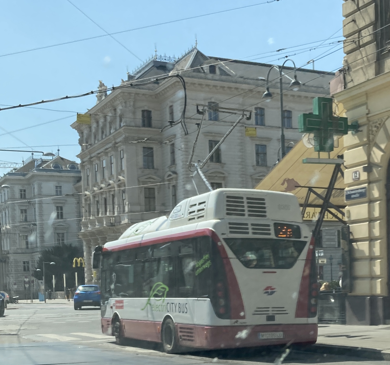 Batterieelektrischer Bus in Wien
