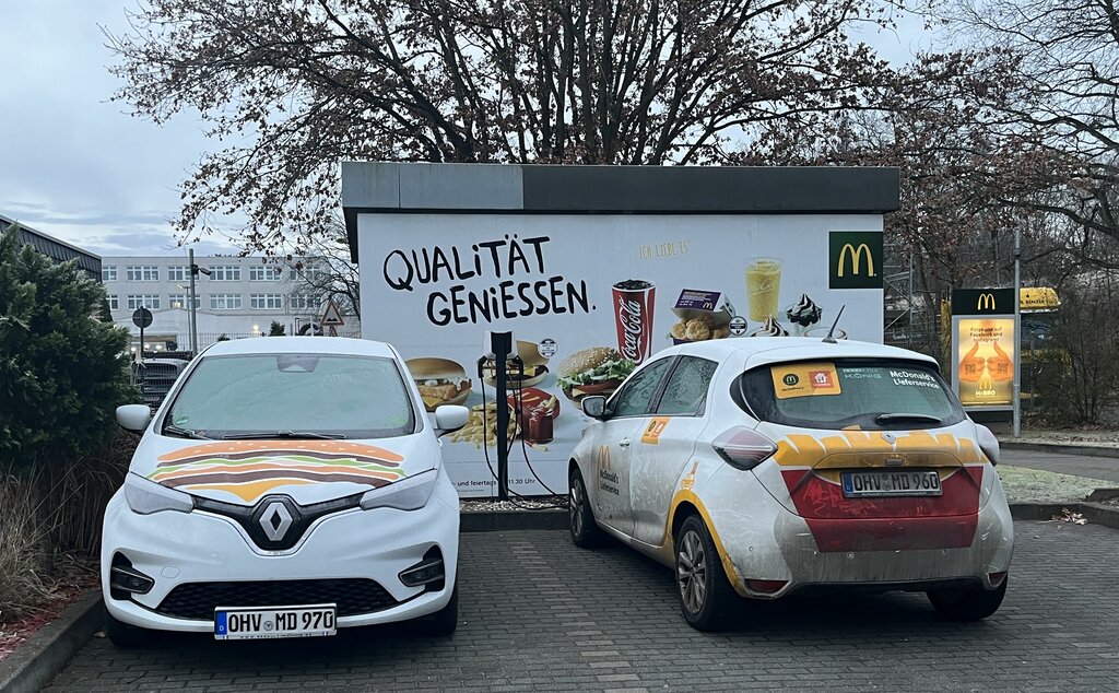 McDonald's fährt elektrisch - Lieferfahrzeuge in Hennigsdorf