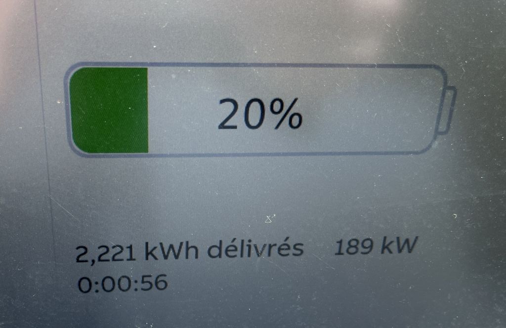 Elektrisch retour von Lyon - IONITY bringt 189 kW Ladeleistung