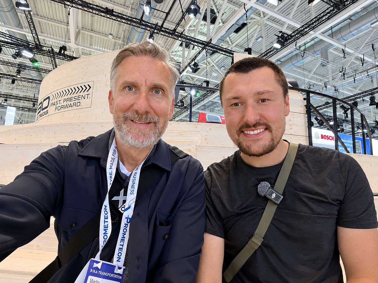 Begegnung mit Elektrotrucker Tobias Wagner